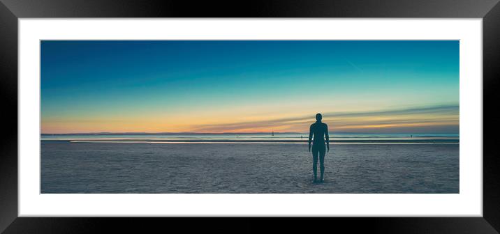 Sunset at Another Place Framed Mounted Print by James Harrison