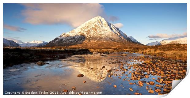 A new day begins in Glencoe Print by Stephen Taylor