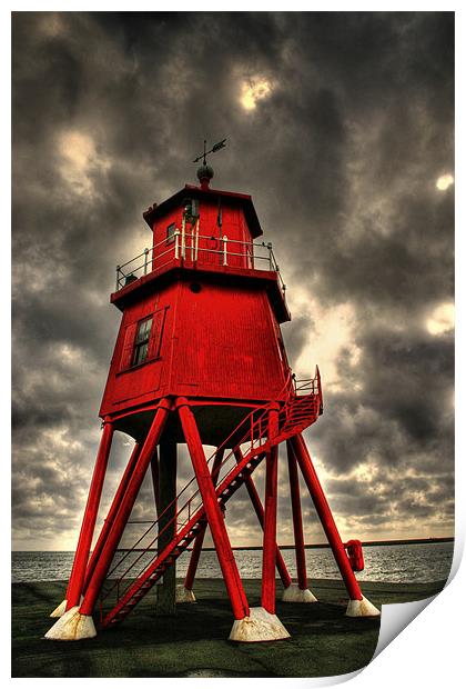 Groyne Lighthouse Print by Toon Photography