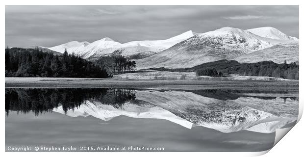 Loch Tulla Print by Stephen Taylor