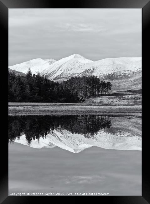 Loch Tulla Framed Print by Stephen Taylor