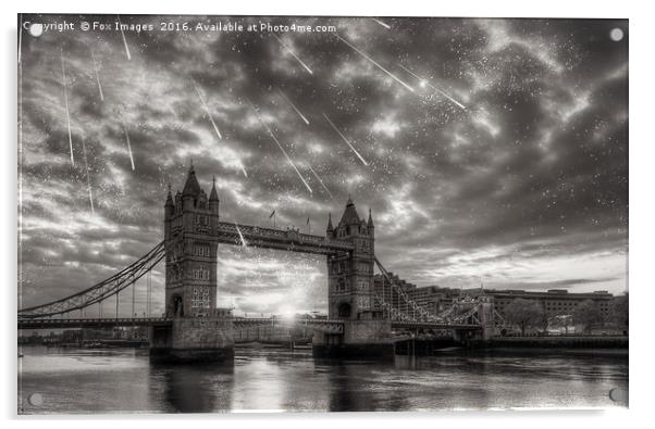  Tower bridge of london Acrylic by Derrick Fox Lomax