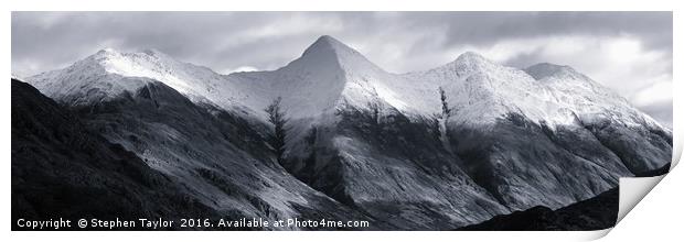 The Five Sisters of Kintail Print by Stephen Taylor