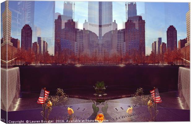 9/11 Canvas Print by Lauren Bywater
