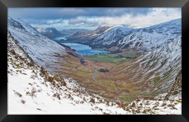 Buttermere Framed Print by Rob Mcewen