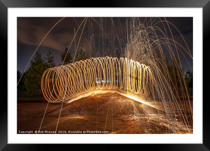 The Slinky Framed Mounted Print by Rob Mcewen