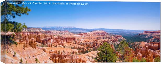 Bryce Canyon Panorama Canvas Print by Nick Caville