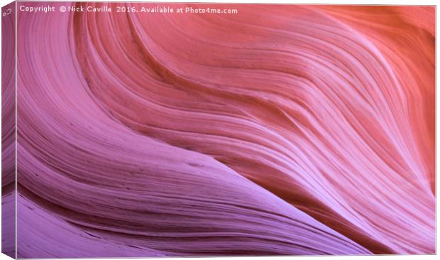 Antelope Canyon Walls Canvas Print by Nick Caville