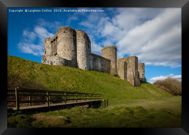 Kidwelly Castle South Wales Framed Print by Leighton Collins