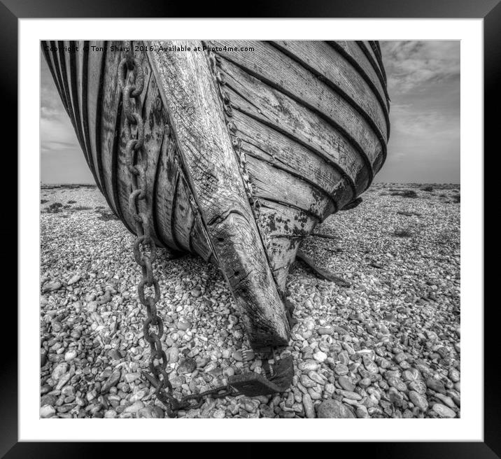 Boat's Prow Framed Mounted Print by Tony Sharp LRPS CPAGB