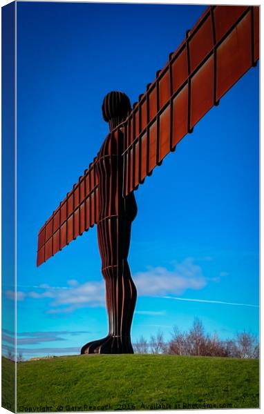 The Angel of the North the AKA The Gateshead Flash Canvas Print by Gary Peacock