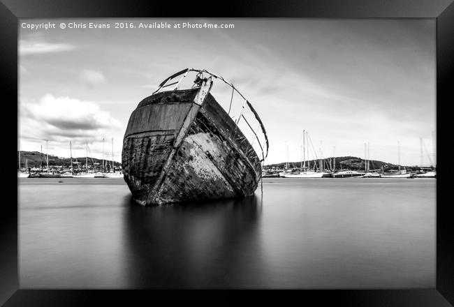 Conwy Harbour Framed Print by Chris Evans