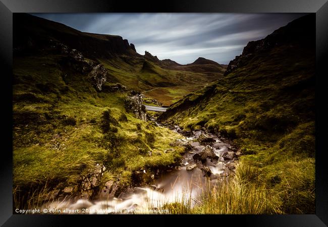 The Ridges Framed Print by colin allport