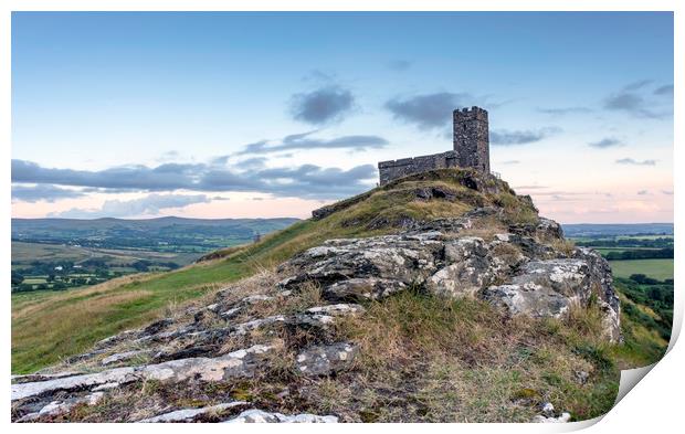 Brentor church  Print by Shaun Jacobs