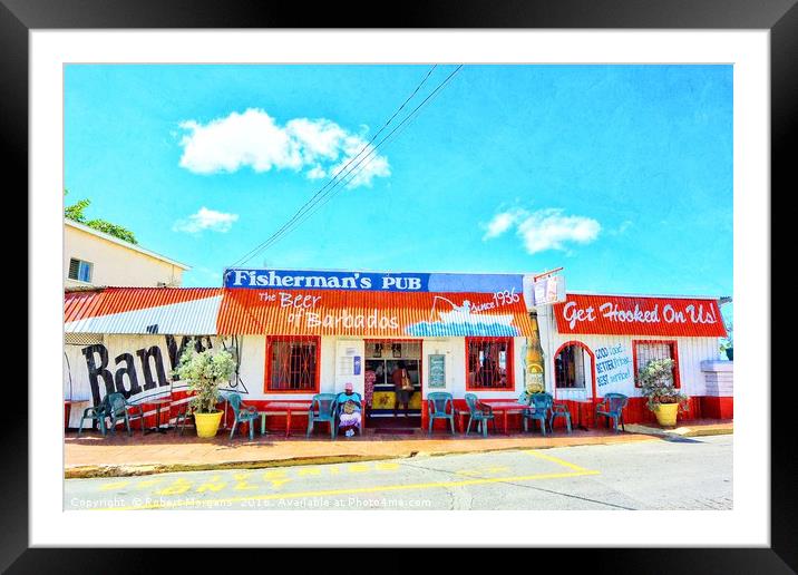 Fisherman's Pub Framed Mounted Print by Bob Morgans