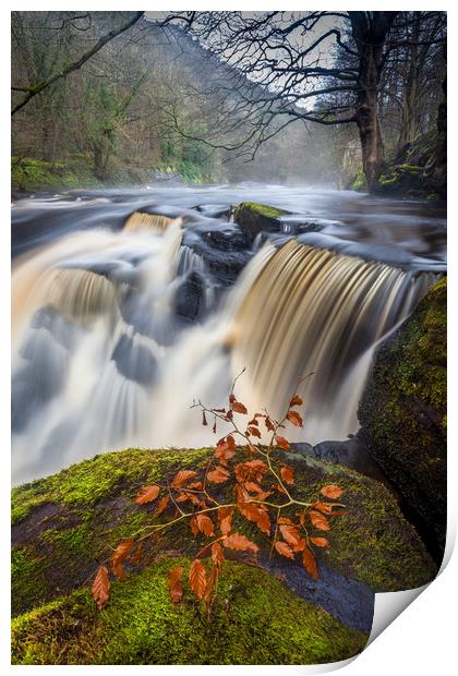Ladybower - Peak District Waterfall Print by Jonathan Smith