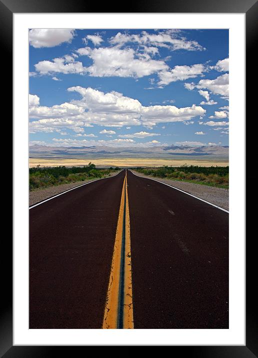 Desert Roadtrips I Framed Mounted Print by Tom Hall
