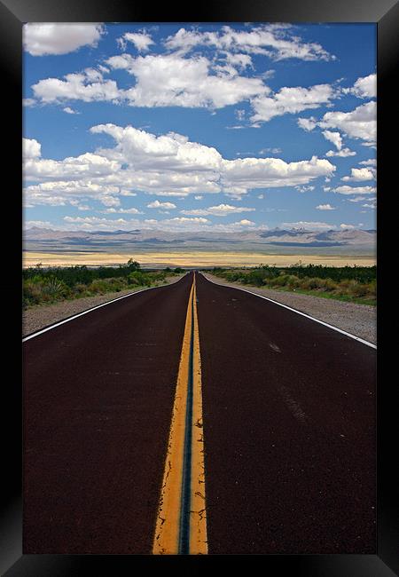 Desert Roadtrips I Framed Print by Tom Hall