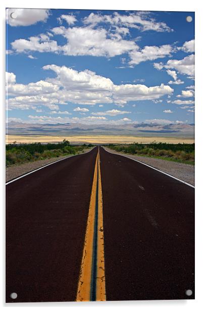 Desert Roadtrips I Acrylic by Tom Hall