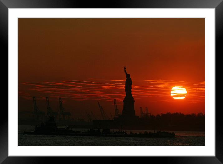 Mother of all New Yorkers Framed Mounted Print by Tom Hall