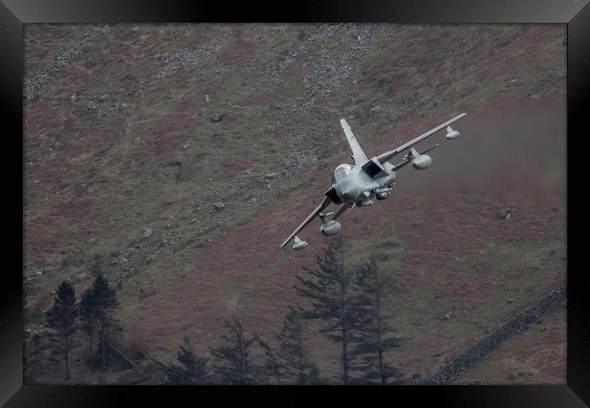 Tornado GR4 Mach Loop Framed Print by J Biggadike