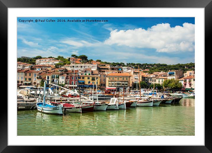 Beautiful Cassis in the Sunshine Framed Mounted Print by Paul Cullen