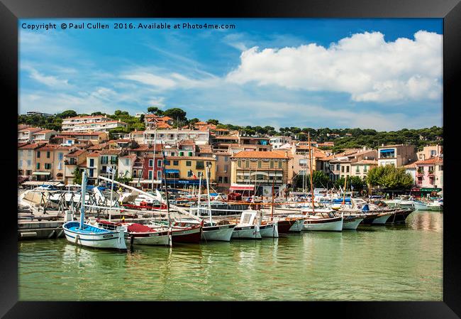 Beautiful Cassis in the Sunshine Framed Print by Paul Cullen