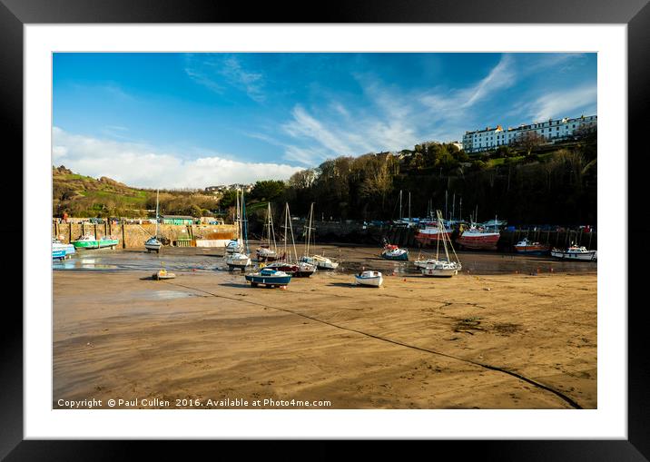 Ilfracombe Harbour. Framed Mounted Print by Paul Cullen