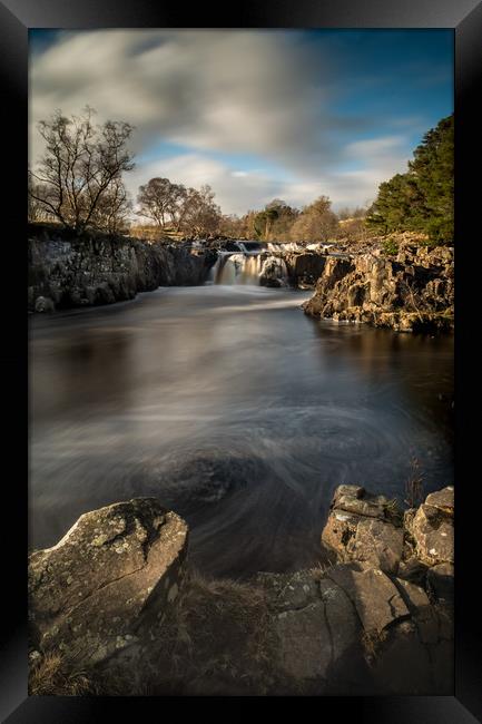 Low Force, Teesdale Framed Print by Dave Hudspeth Landscape Photography