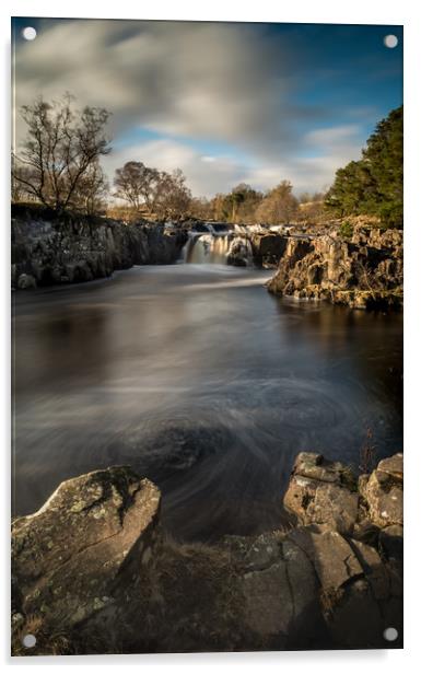 Low Force, Teesdale Acrylic by Dave Hudspeth Landscape Photography