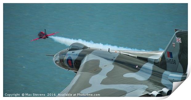 The Vulcan & the Red Arrows Print by Max Stevens