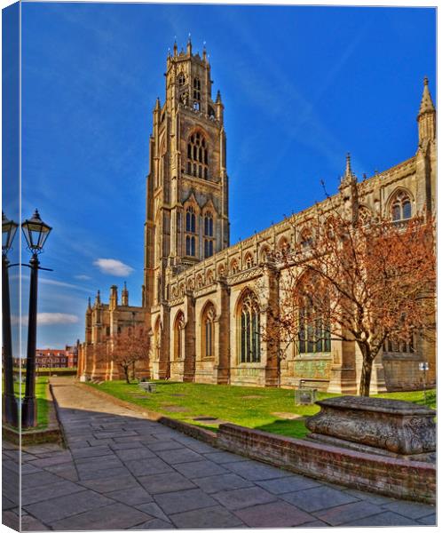 The Churchyard Canvas Print by David McCulloch