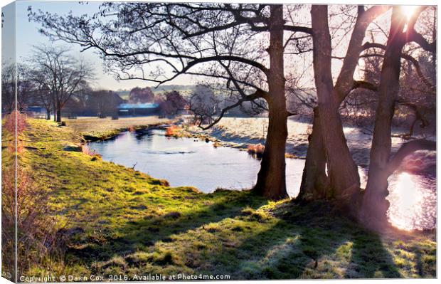 Eynsford Early Morning Canvas Print by Dawn Cox