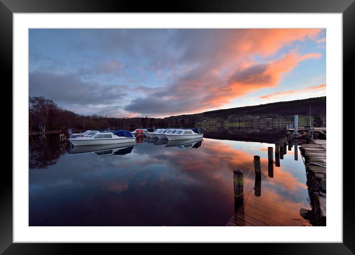 Coniston Sunrise Framed Mounted Print by Gary Kenyon