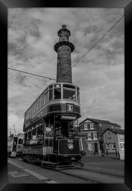 Bolton 66 At Fleetwood Ferry Framed Print by Joe savage