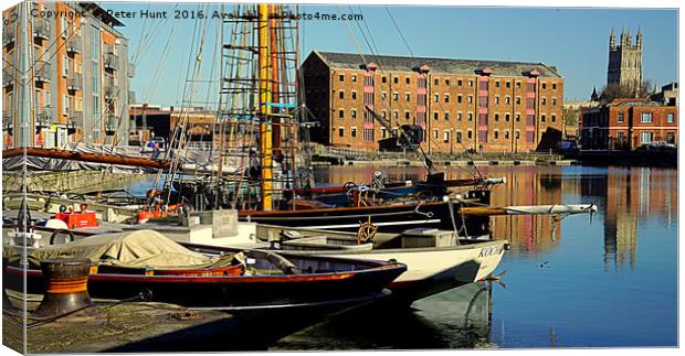 A View From Gloucester Dock Canvas Print by Peter F Hunt