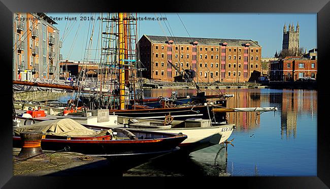 A View From Gloucester Dock Framed Print by Peter F Hunt