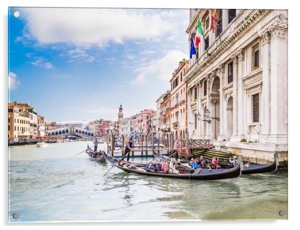 Rialto bridge Acrylic by Gary Finnigan