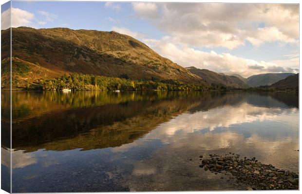 Ullswater Autumn Reflections Canvas Print by Jacqi Elmslie