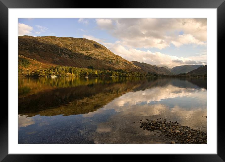 Ullswater Autumn Reflections Framed Mounted Print by Jacqi Elmslie