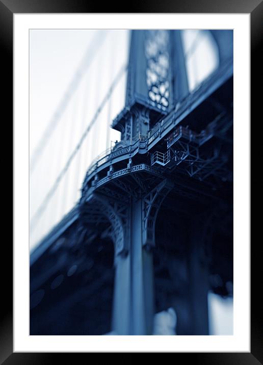 Manhattan Bridge Moments V Framed Mounted Print by Tom Hall