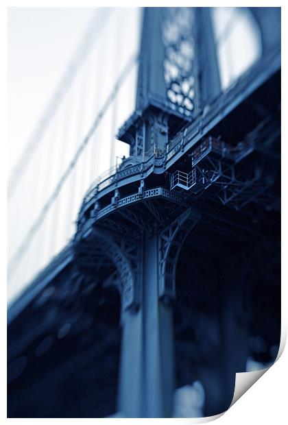 Manhattan Bridge Moments V Print by Tom Hall