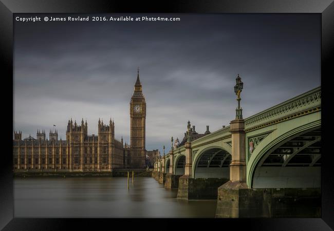 Westminster Framed Print by James Rowland