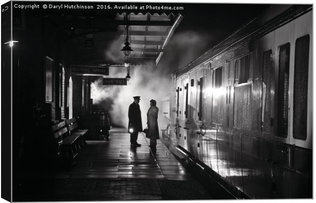 The late train.... Canvas Print by Daryl Peter Hutchinson