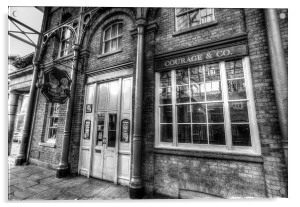 The Punch And Judy Pub Covent Garden Acrylic by David Pyatt