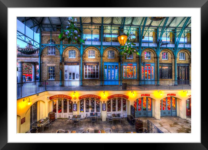 The Punch And Judy Pub Covent Garden Framed Mounted Print by David Pyatt