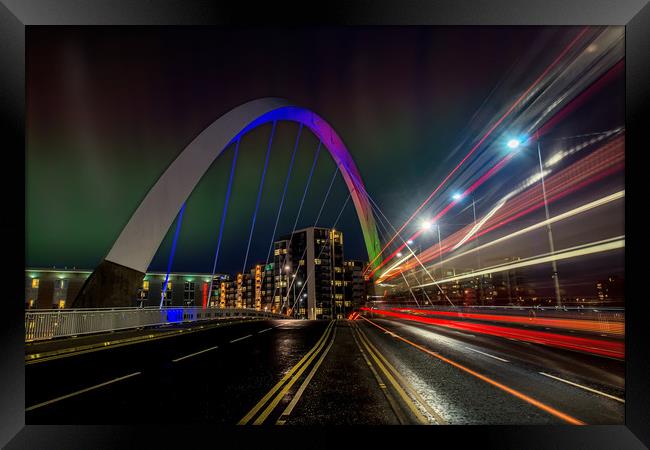 Clyde Arc Framed Print by Sam Smith