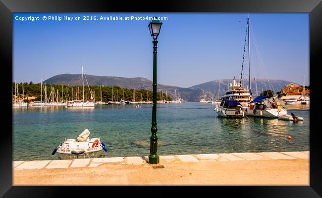 Beautiful Ionian island  Framed Print by Naylor's Photography