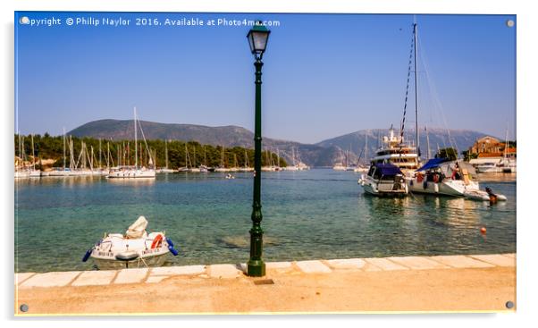 Beautiful Ionian island  Acrylic by Naylor's Photography