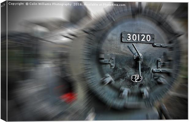 Abstract Steam Engine Canvas Print by Colin Williams Photography